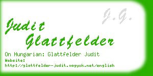 judit glattfelder business card